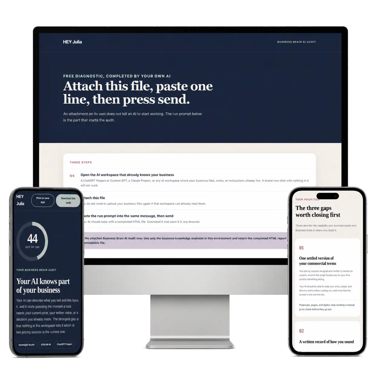 Business-Brain-Audit-Three-Screen-Mockup-transparent Business Brain Audit shown on desktop, tablet and phone